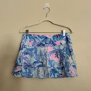 Lilly Pulitzer Luxletic Multicolored Tennis Skirt Size Small